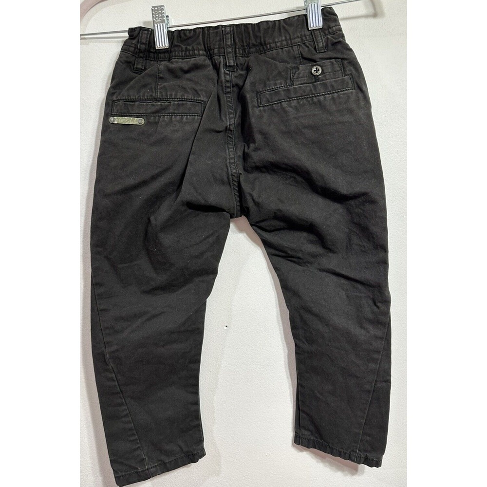 Diesel Boys Chino  Black Pants size 5 adjustable waist